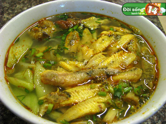 "Lạ miệng" bún cá rô đồng Hải Dương ở Sài Gòn