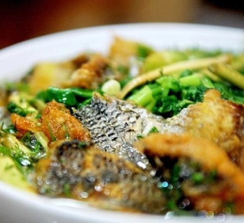 Bún cá rô đồng 