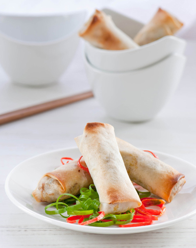 Đầu tuần làm nem cuốn nướng