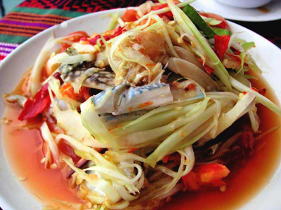 Som tam – món gỏi đu đủ của người Thái