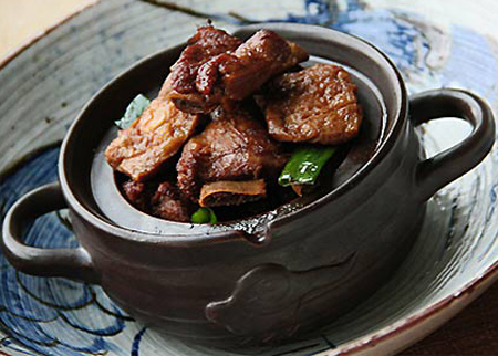 Sườn om đậu phụ kiểu Nhật 