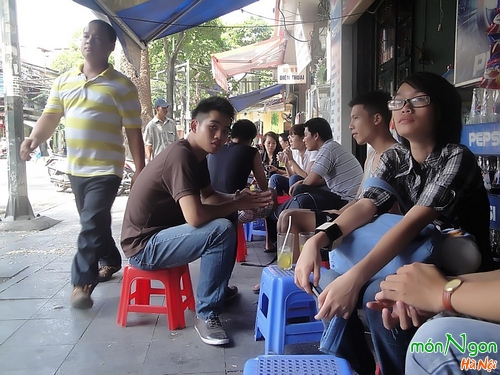 Trà chanh trong những ngày hè tại Hà Nội 